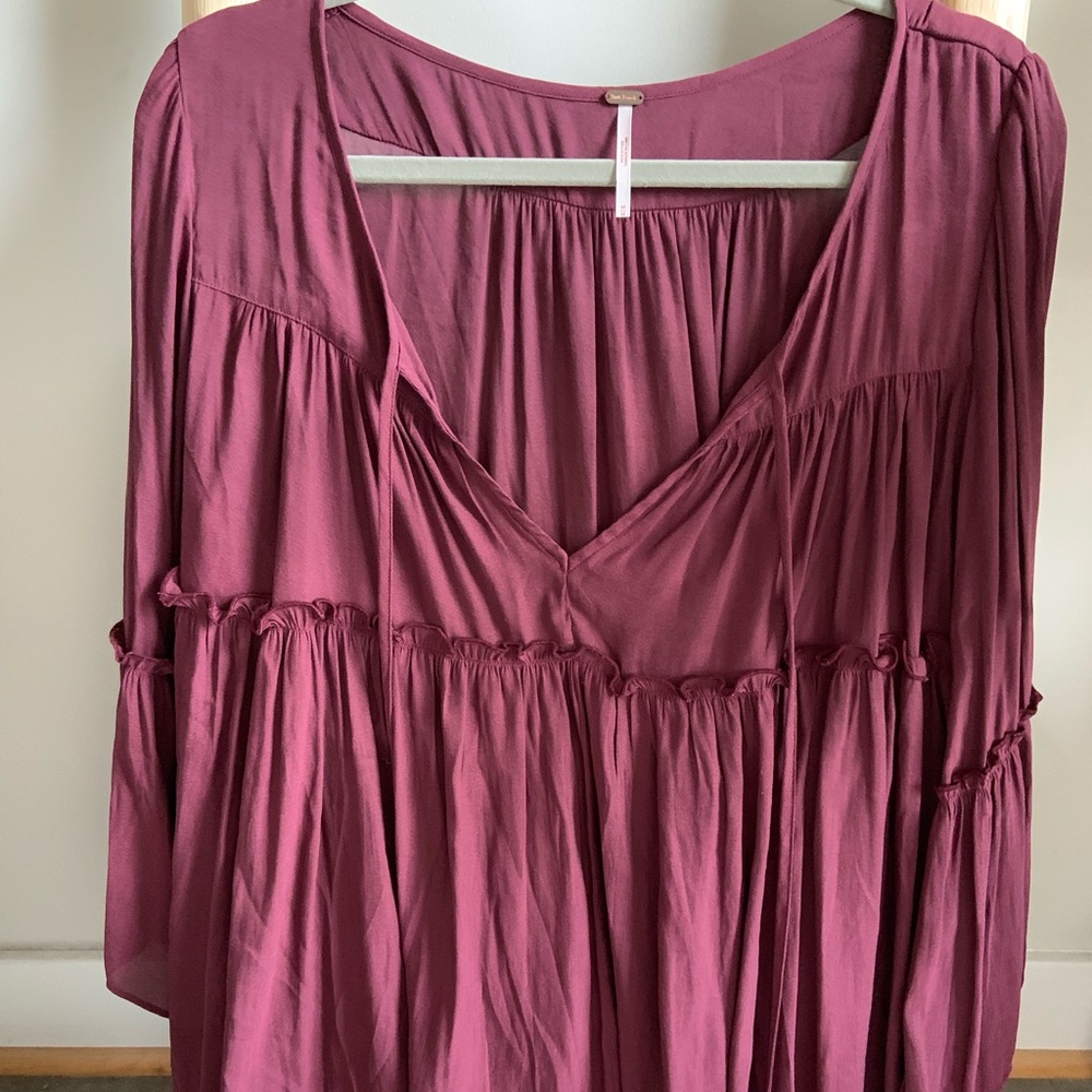 Free People purple shirt